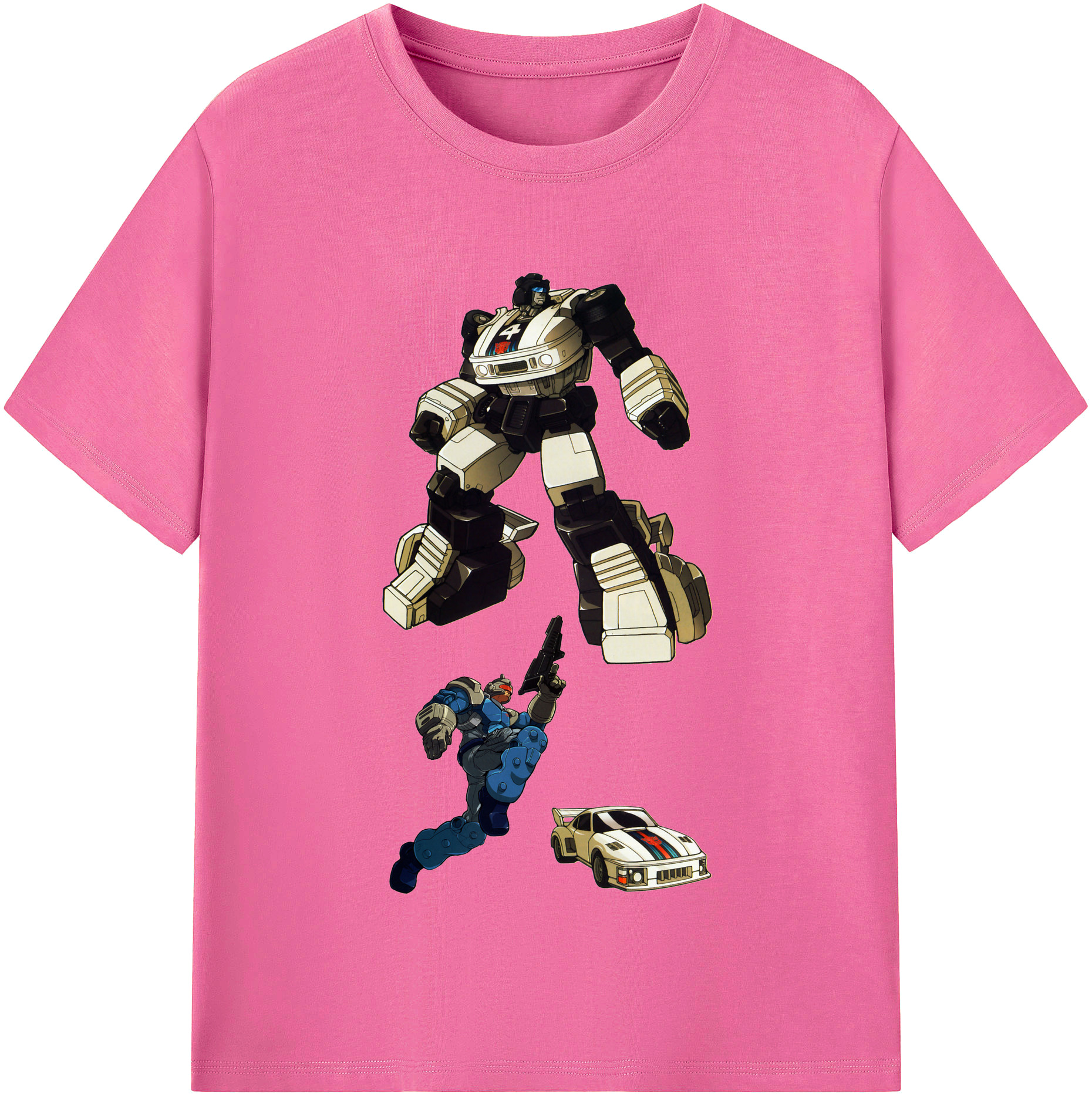 （画像用）  レディースカジュアルプリントTシャツ（綿100％）